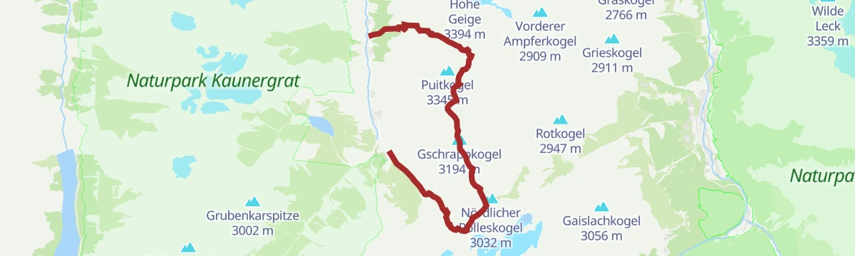 Route map: Mainzer Höhenweg